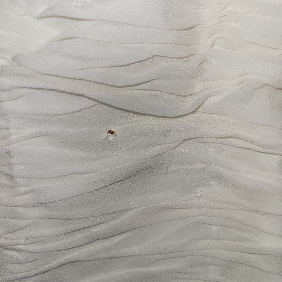 Silk top, cream color - Picture 4 of 5